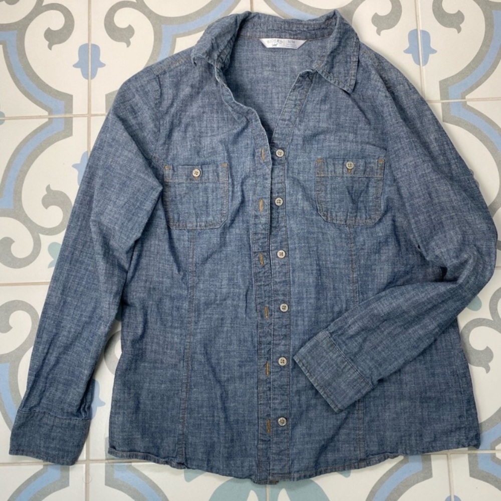 Denim Chambray Shirt, size M